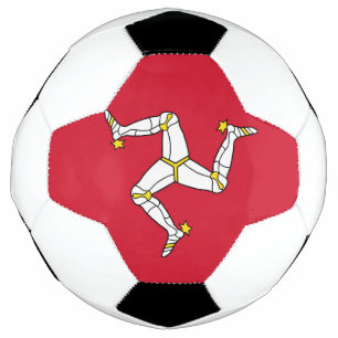 Balón De Fútbol Bandera de la Isla de Man
