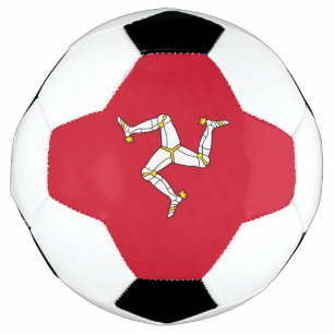 Balón De Fútbol Bandera de la Isla de Man