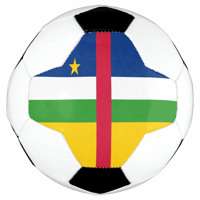 Balón De Fútbol Bandera de la República Centroafricana (Anverso)