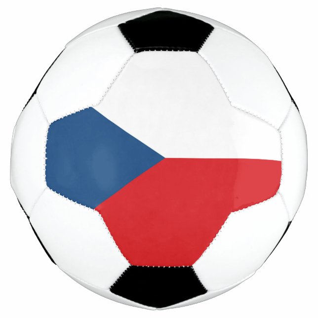Balón De Fútbol Bandera de la República Checa (Anverso)