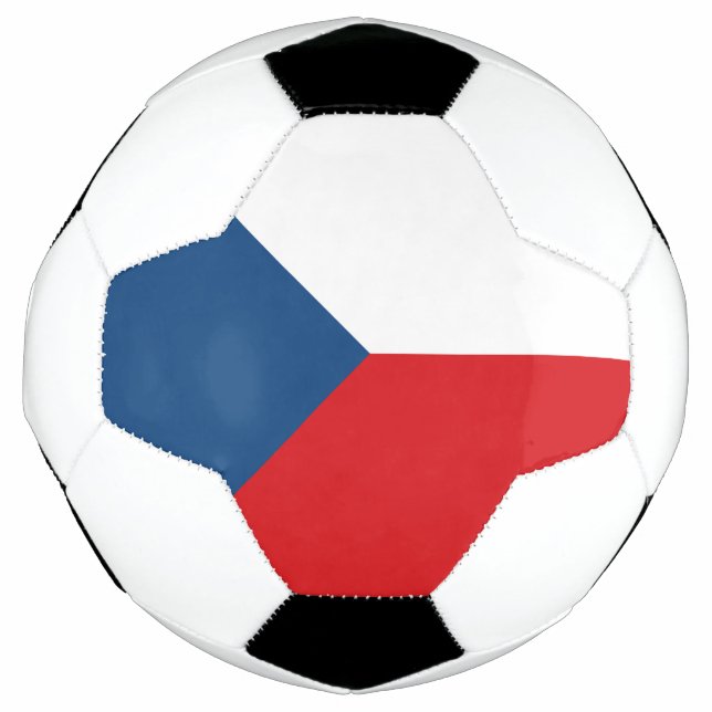 Balón De Fútbol Bandera de la República Checa (Anverso)