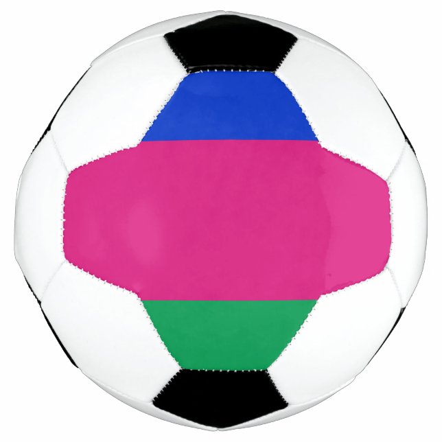 Balón De Fútbol Bandera de la República Popular de Kuban (Anverso)