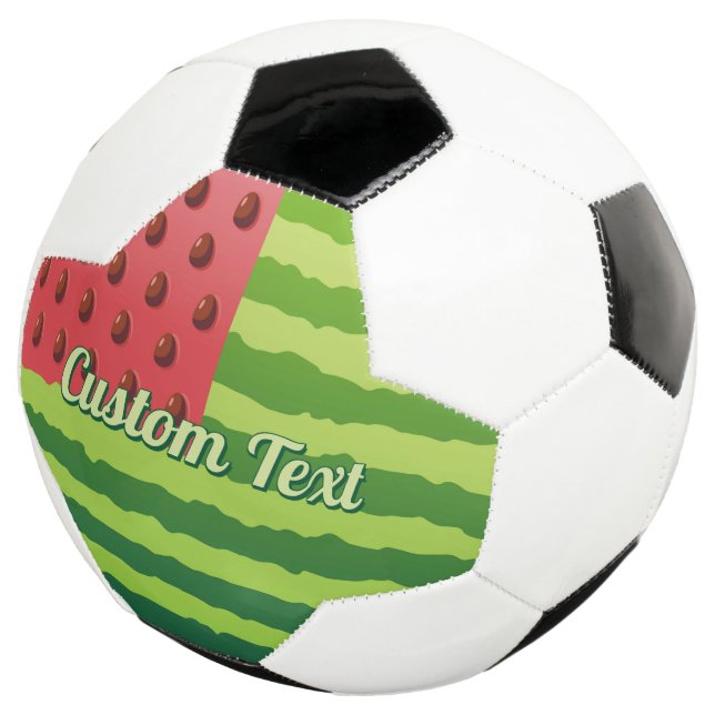 Balón De Fútbol Bandera de la sandía (Tres cuartos)