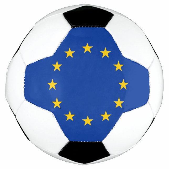 Balón De Fútbol Bandera de la Unión Europea (Anverso)