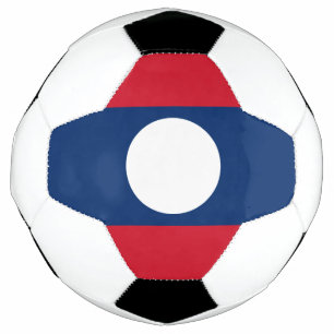 Balón De Fútbol Bandera de Laos