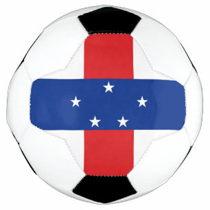 Balón De Fútbol Bandera de las Antillas Neerlandesas