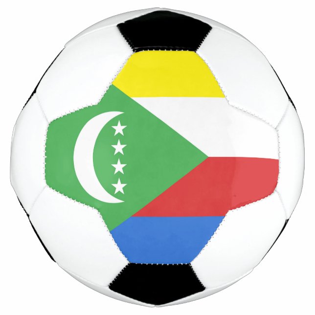 Balón De Fútbol Bandera de las Comoras (Anverso)