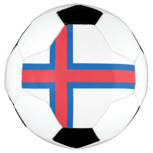 Balón De Fútbol Bandera de las Islas Feroe