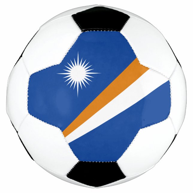 Balón De Fútbol Bandera de las Islas Marshall (Anverso)