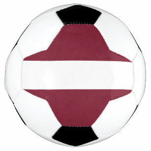 Balón De Fútbol Bandera de Letonia