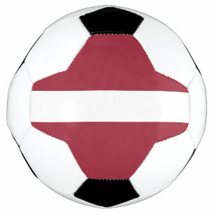 Balón De Fútbol Bandera de Letonia