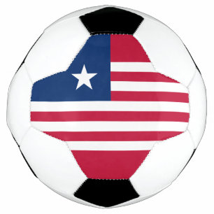 Balón De Fútbol Bandera de Liberia