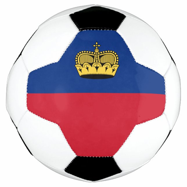 Balón De Fútbol Bandera de Liechtenstein (Anverso)