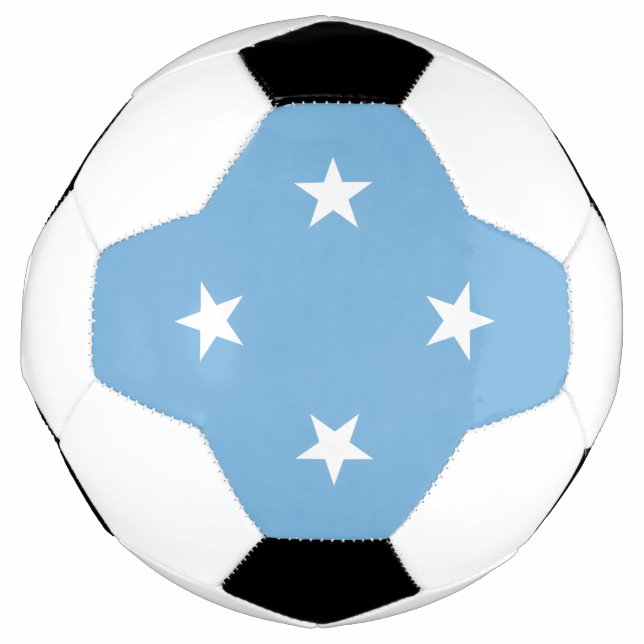 Balón De Fútbol Bandera de los Estados Federados de Micronesia (Anverso)