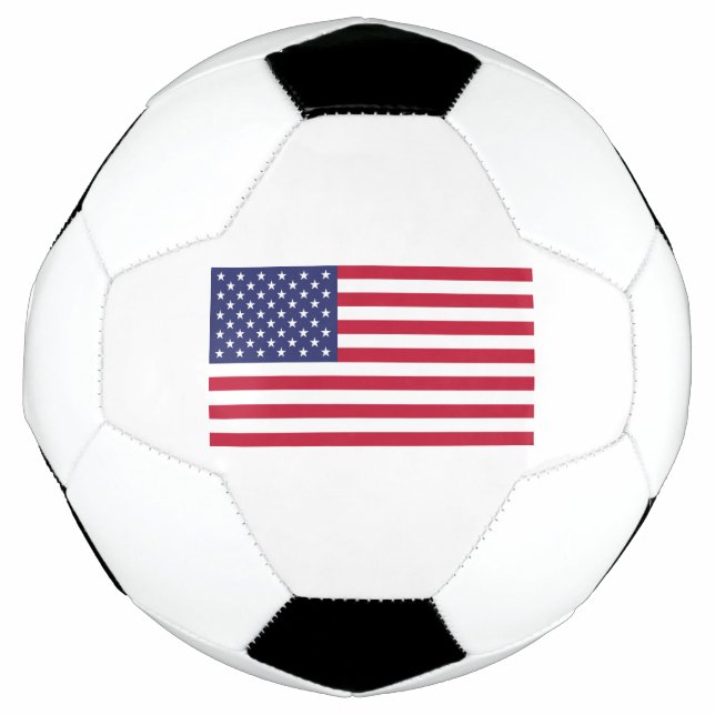 Balón De Fútbol Bandera de los Estados Unidos de América (Anverso)