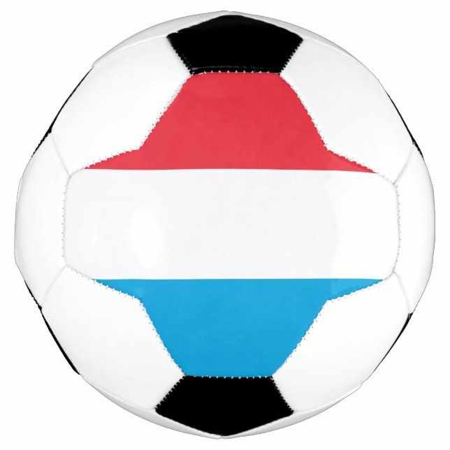 Balón De Fútbol Bandera de Luxemburgo (Anverso)