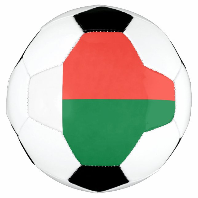 Balón De Fútbol Bandera de Madagascar (Anverso)