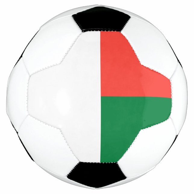 Balón De Fútbol Bandera de Madagascar (Anverso)