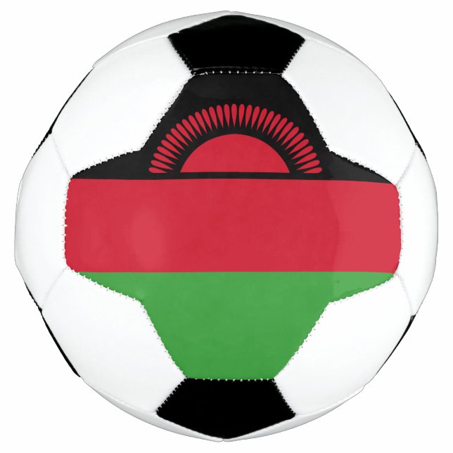 Balón De Fútbol Bandera de Malawi (Anverso)