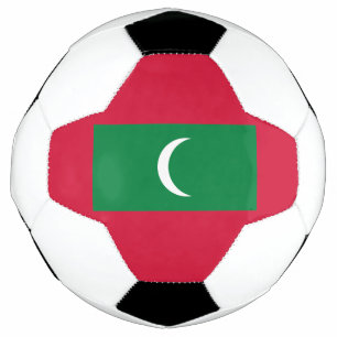 Balón De Fútbol Bandera de Maldivas