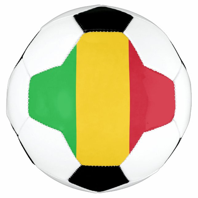 Balón De Fútbol Bandera de Mali (Anverso)