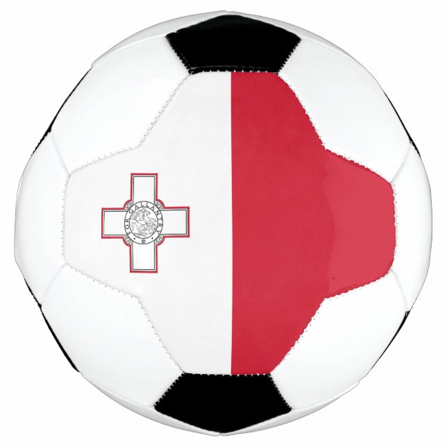 Balón De Fútbol Bandera de Malta (Anverso)
