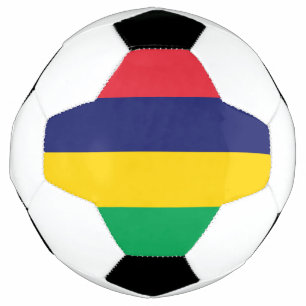 Balón De Fútbol Bandera de Mauricio