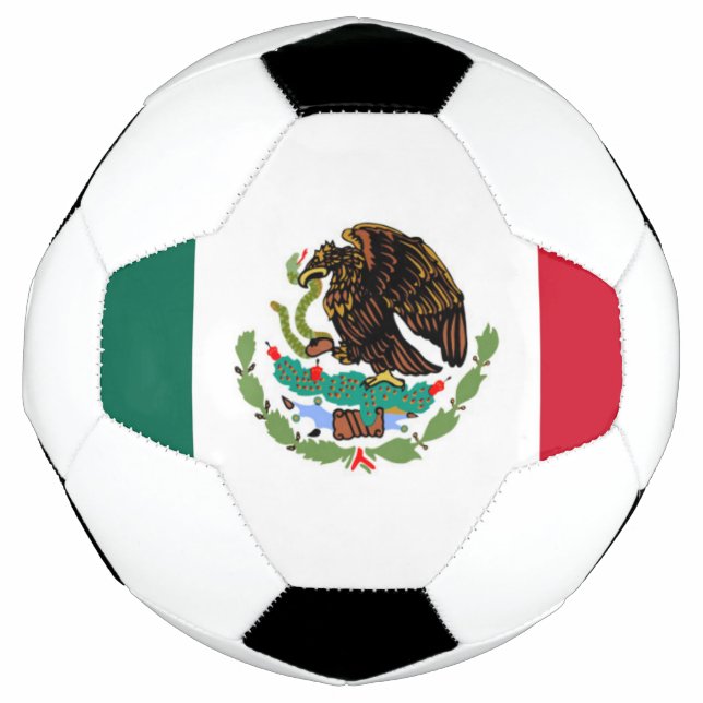 Balón De Fútbol Bandera de México (Anverso)