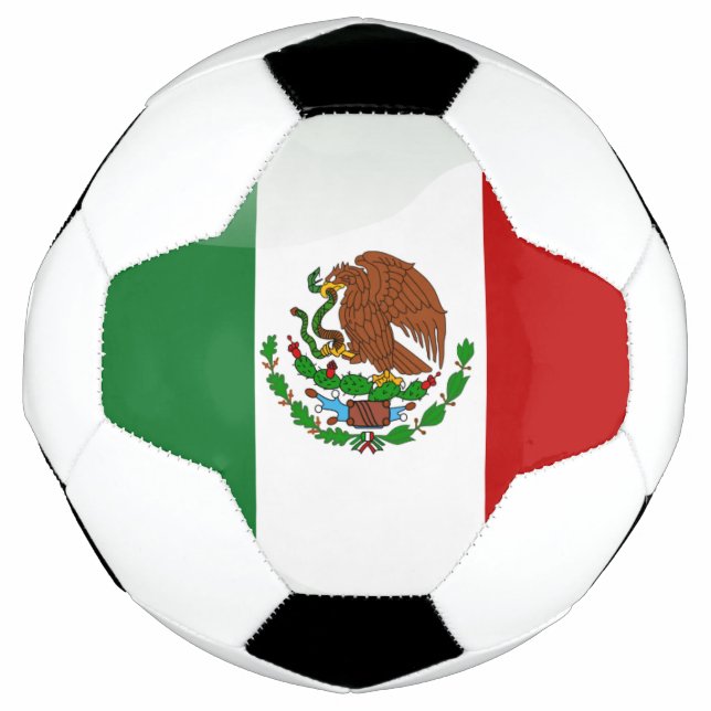 Balón De Fútbol Bandera de México (Anverso)
