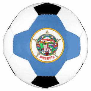 Balón De Fútbol Bandera de Minnesota