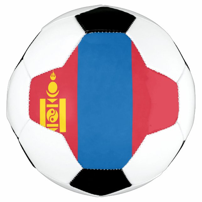 Balón De Fútbol Bandera de Mongolia (Anverso)