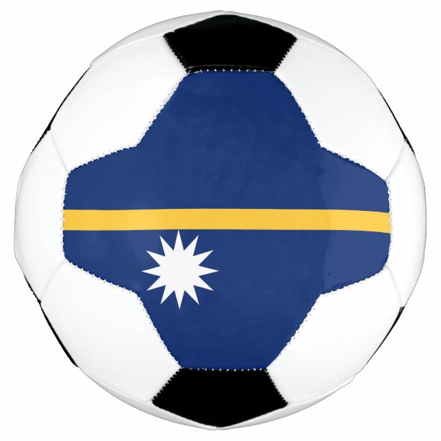 Balón De Fútbol Bandera de Nauru (Anverso)