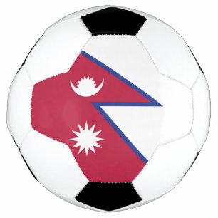 Balón De Fútbol Bandera de Nepal