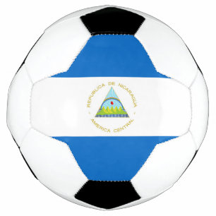 Balón De Fútbol Bandera de Nicaragua