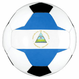 Balón De Fútbol Bandera de Nicaragua