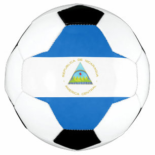 Balón De Fútbol Bandera de Nicaragua