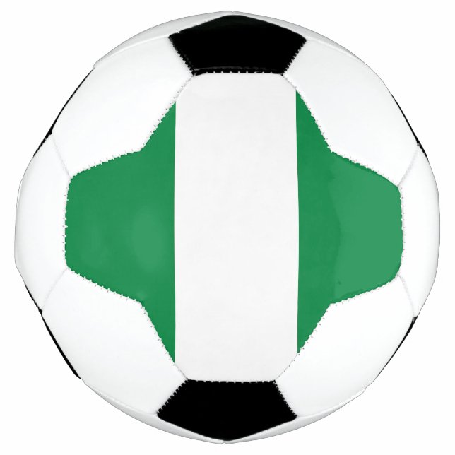 Balón De Fútbol Bandera de Nigeria (Anverso)