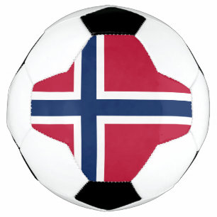 Balón De Fútbol Bandera de Noruega