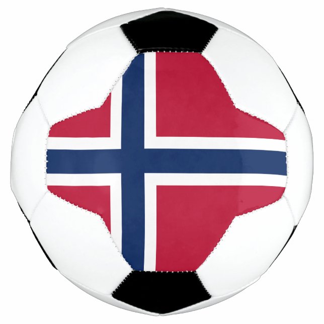 Balón De Fútbol Bandera de Noruega (Anverso)