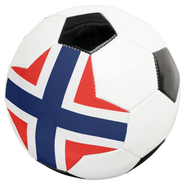 Balón De Fútbol Bandera de Noruega (Tres cuartos)
