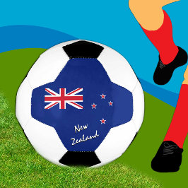 Balón De Fútbol Bandera de Nueva Zelanda / Deporte