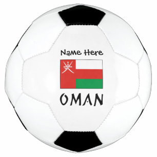 Balón De Fútbol Bandera de Omán Nombre Personalizado