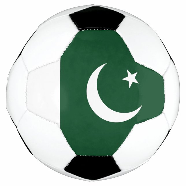Balón De Fútbol Bandera de Pakistán (Anverso)