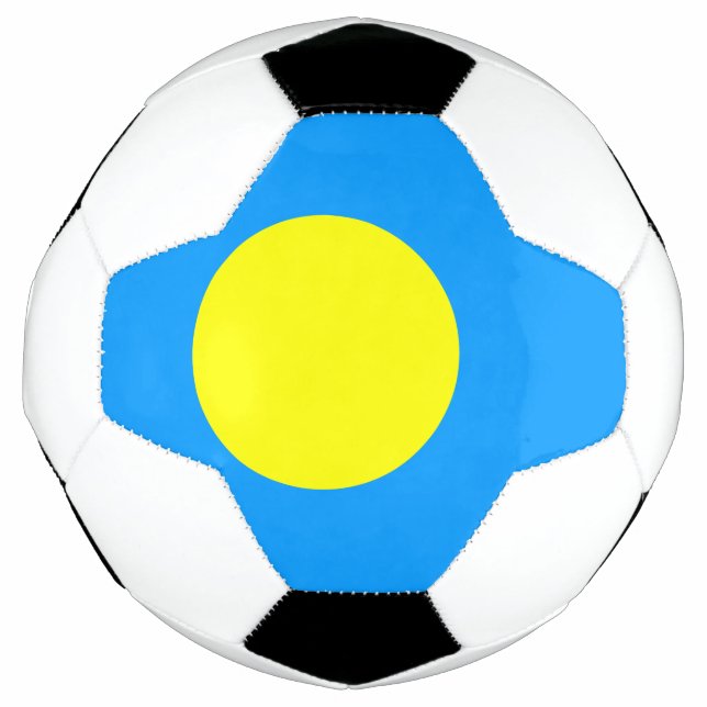 Balón De Fútbol Bandera de Palaos (Anverso)