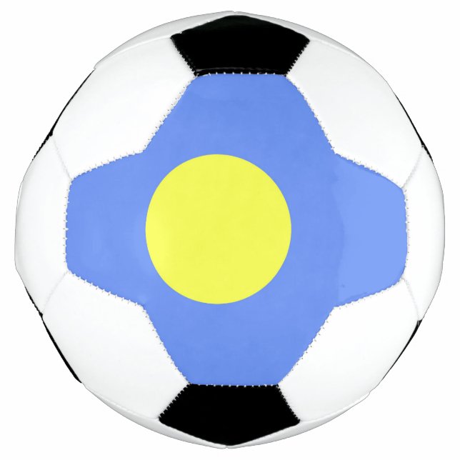 Balón De Fútbol Bandera de Palau (Anverso)