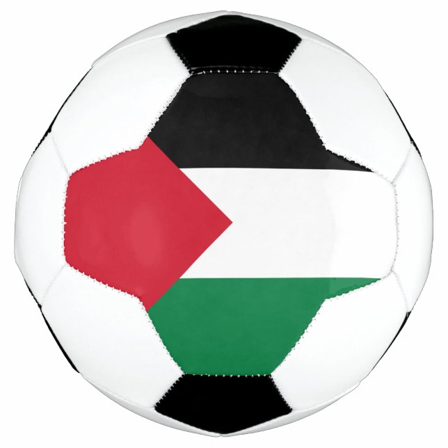 Balón De Fútbol Bandera de Palestina (Anverso)