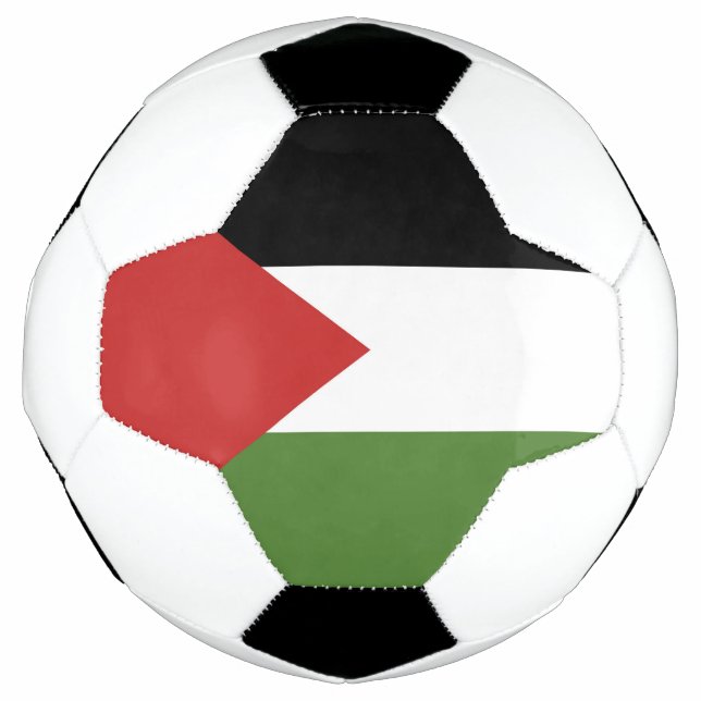 Balón De Fútbol Bandera de Palestina (Anverso)