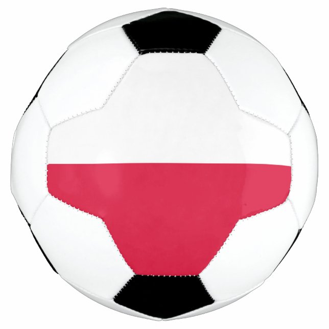 Balón De Fútbol Bandera de Polonia (Anverso)