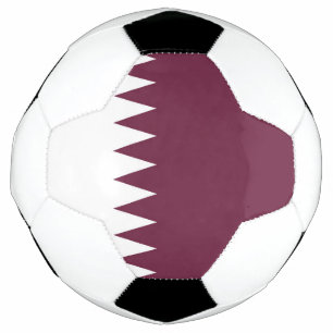 Balón De Fútbol Bandera de Qatar