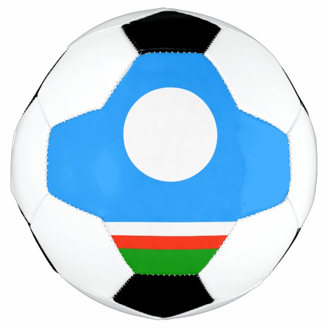Balón De Fútbol Bandera de Sakha (Anverso)